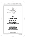 Emerson VININGS CF240ATB00 Owner`s manual