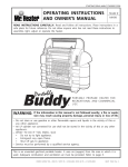 Mr. Heater MH9BX Operating instructions