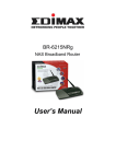 Edimax BR-6215NRg User`s manual