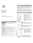 Audiovox CCDF Operating instructions