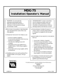Maytag MDG78 Operator`s manual