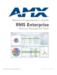 AMX RMS Technical information