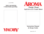 Aroma AIC-107 Instruction manual