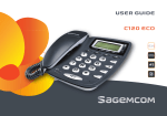 Sagem C120 ECO User guide