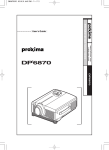 Proxima Proxima DP6870 User`s guide