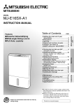 Mitsubishi Electric MJ-E16SX-A1 Instruction manual