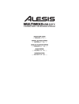 Alesis Multimix 8 USB 2.0 FX Specifications