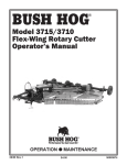 Bush Hog 3715 Operator`s manual