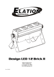 Elation LED 12 Brick II Specifications