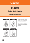 Combi F-180 Instruction manual