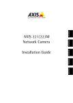 Axis Network Camera AXIS 221 Installation guide