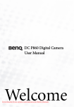 BenQ DC P860 User manual