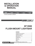 Code 3 XP9500 Specifications