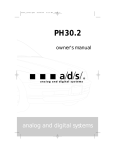 a/d/s/ PH30.2 Owner`s manual