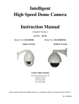 Costar CDC2500MXO Instruction manual
