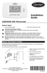 Carrier 53DFS250-HW Installation guide