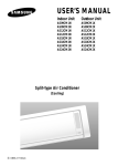 Samsung AS09CM2X User`s manual