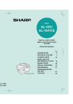 Sharp AL-1631 Specifications