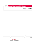 Sierra Wireless Wireless Modem User guide