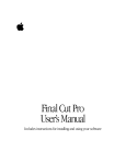 Apple Final Cut Pro 5 User`s manual