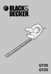 Black & Decker GT249 Instruction manual