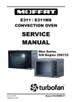 Moffat A311 Service manual