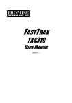 Promise Technology FastTrak TX4310 User manual