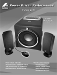 Audio Authority A-3780 Operating instructions