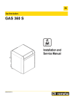 REMEHA GAS 360 S Service manual