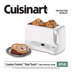 Cuisinart CPT-65 Specifications