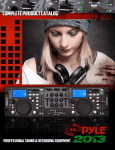 PYLE Audio PYD1270 Specifications