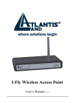 Atlantis Land A02-WAP-54G User`s manual