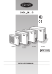 Carrier 38GL_M...G Installation manual