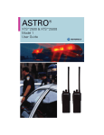 Motorola XTSTM 2500I Operating instructions