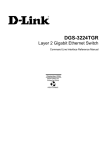 D-Link DGS-3224TGR - Switch Specifications