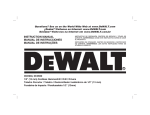 DeWalt DCD950 Instruction manual