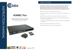 Cable Electronics CELABS HSW88C Instruction manual