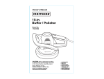 Craftsman 172.10723 Owner`s manual