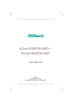 ASROCK 4CORE1600P35-WIFI - V1.0 User manual