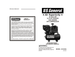 U.S. General 91824 Operator`s manual