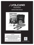 Volcano  II collapsible stove with propane attachment Instruction manual
