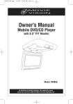 Magnadyne MV850 Owner`s manual