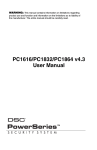 DCS PowerSeries System Keypads User manual