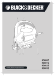 Black & Decker KS603E Instruction manual