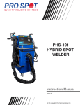 Pro Spot PHS-101 Instruction manual