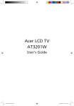 Acer AT3201W User`s guide