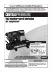 Central Pneumatic 68140 Owner`s manual