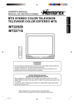 Memorex MT2252S MT2271S Owner`s manual