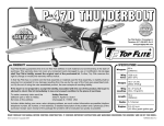 Model Tech P-47 Thunderbolt Specifications
