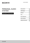 MB Audiosystems MB Series Operating instructions